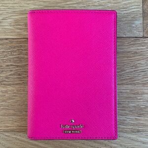 Kate Spade Saffiano Leather Passport Holder With Card Slots